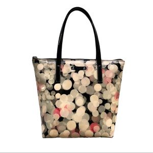 Kate Spade Jeralyn Bubbles Cherry Terrace PVC Patent Tote Bag Purse